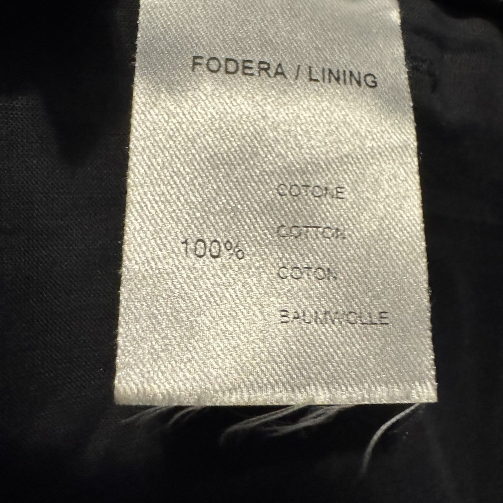 Quelledue QL2 Melody Wide Leg‎ Trousers Pants Black Women's Size 50 Italy - Picture 8 of 11